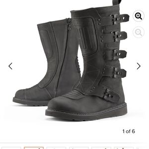 Icon Elsinore 2 armored motorcycle boots size 12